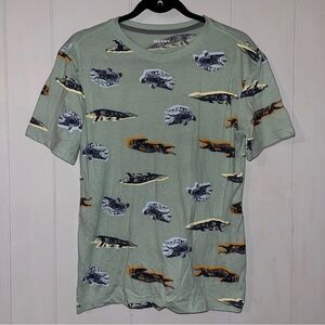 Old Navy Dinosaur Graphic Tee in Green XXL